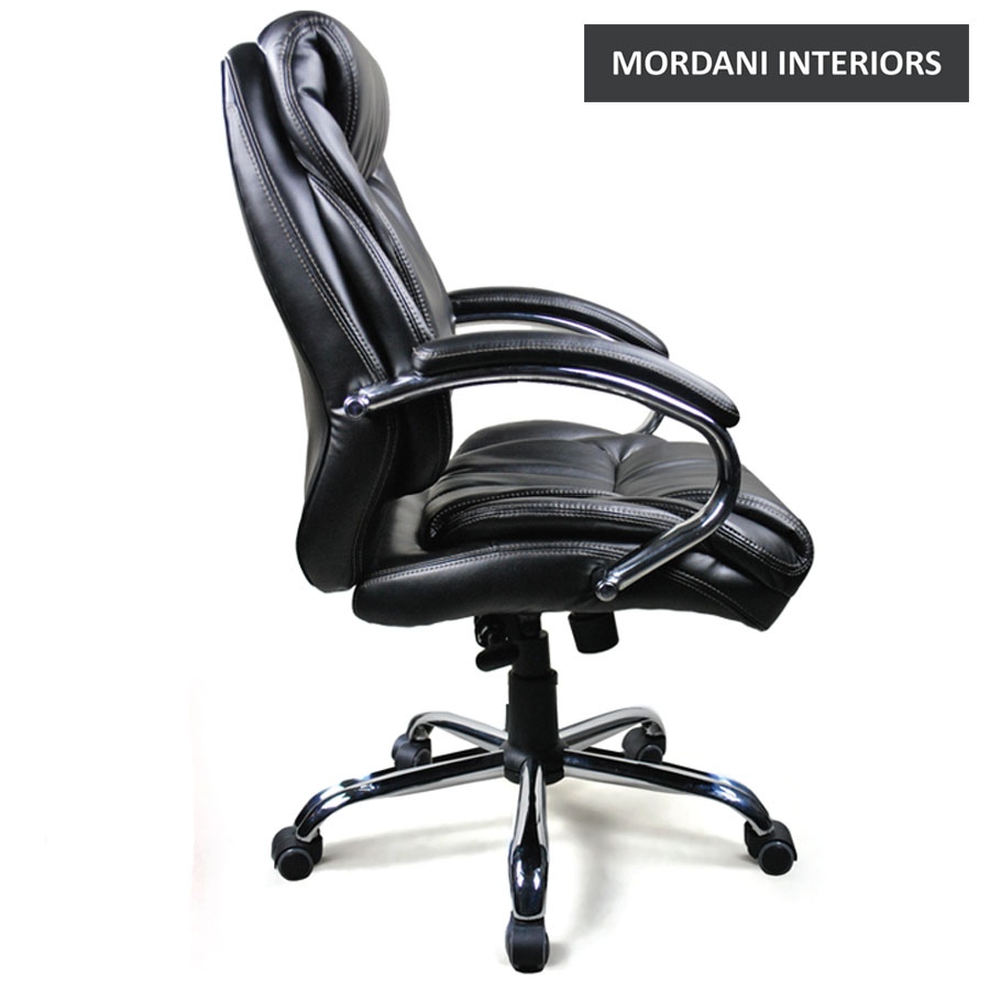 Demas Mid Back Leather Office Chair